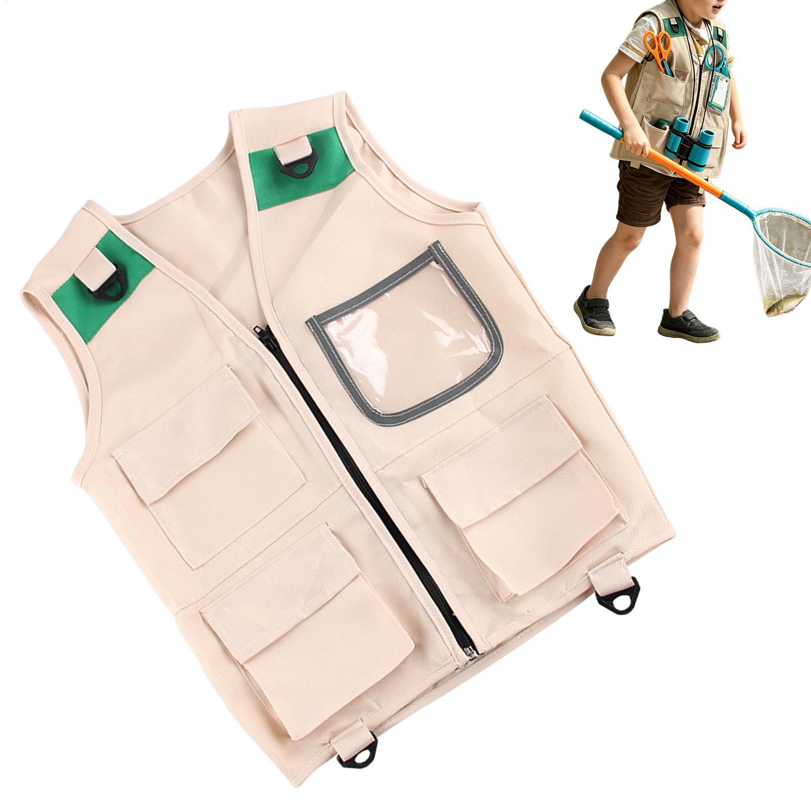 زي سفاري للأطفال، سترة عمالية  - مراجعة Fishing Vest وسعره
