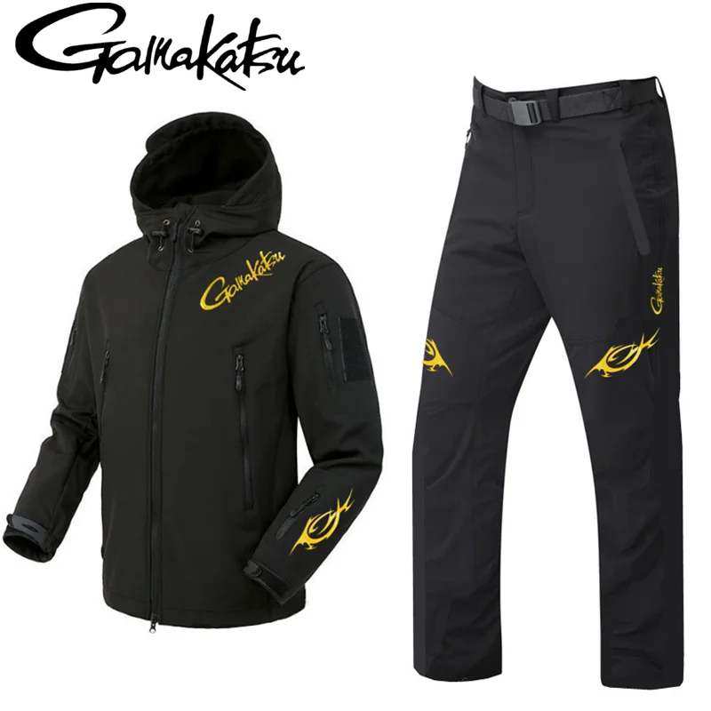 جديد الخريف والشتاء الصوف بدلة - مراجعة Fishing Jacket Waterproof وسعره