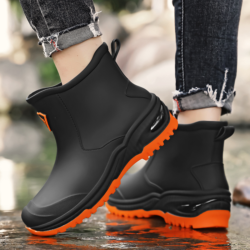 أحذية مطر رجالية مضادة للانزلا - مراجعة Fishing Boots وسعره